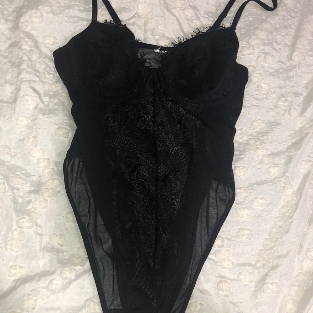 Lingerie Black Bodysuit